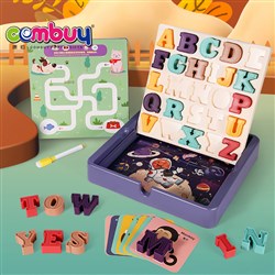 CB898975 CB975046 - Maze erasable shape matching puzzle recognition storage box educational kids early learning toys